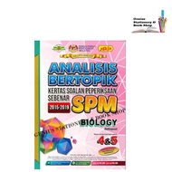 ANALISIS BERTOPIK KERTAS SOALAN PEPERIKSAAN SEBENAR SPM BIOLOGY (BILINGUAL) - PAST YEAR SPM EDISI 20