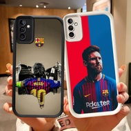 DJ-27 Legendary messi Silicone Casing black and white for Samsung A35 A34 S25 S24 A24 A17 A26 A25 FE