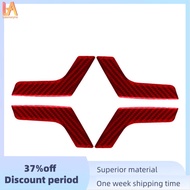 Red Carbon Fiber Interior Door Handle Cover Trim for - W204 2007-2013 Accessories