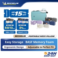 MICHELIN Portable Neck Pillow BASF Memory Foam Ergonomic Design with Storage Box