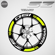 Yamaha SZ / FZ Cutout mags decal - rim sticker for motorcycle - Personalize your motorcycle with Rac