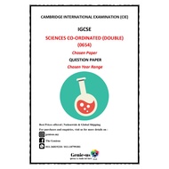 [Yearly - Coordinated Science] Cambridge IGCSE Coordinated Science Past Year P