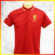 เสื้อโปโล ลิขสิทธิ์แท้  Liverpool ( ชาย ) รุ่นLFC008 สีแดง