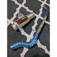 Kou mahachai Pipe 51mm canister conical open specs exhaust Pipe for Wave 125 Xrm 110/125 Wave 100/11