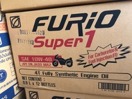 **ยกลัง (12 ขวด) Furio Super 1 4T fully syn สังเคราะห์ 100% ขนาด 0.8 ลิตร (ส่งทั้งลังไม่แพ็ค)
