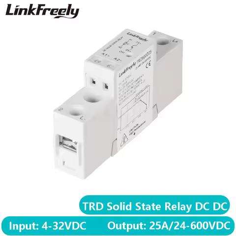 TRD600D25 25A 600VDC Mini DC Solid State Relay Board DC-DC 5V 12V 24V 32VDC In Electronic Voltage St
