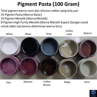 Pigmen Resin - 100 Gr - Pewarna Resin - Cat Epoxy Resin Bening - Pigmen Pasta - Pigment - Resin Beni
