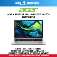 ACER Aspire Lite 15 AL15-61P-R3YF Laptop - 15.6" FHD/R5-8640HS/16GB DDR5/512GB SSD/W11+HNS