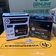 (YOSHIPOWER) YB5L YB5 YB5L-BS BATTERY EX5 KRISS EGO LC135 V1 E-BONUS NOUVOS SRL110 YB5L-BS
