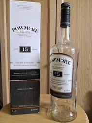 Bowmore 15年 酒瓶/酒樽