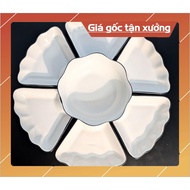 Bat Trang Sun Dinnerware Set - Ancestor Offering Tray - Porcelain Dinnerware Set