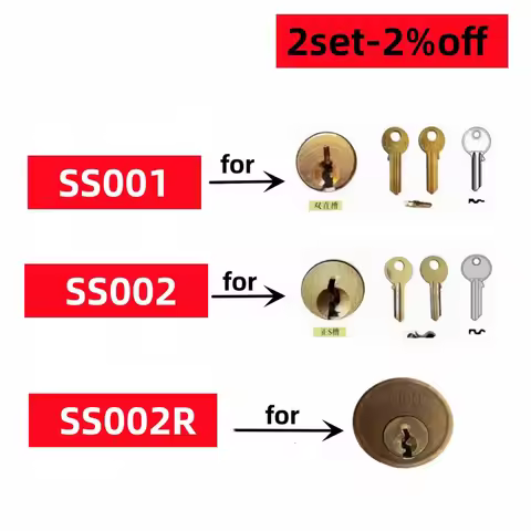 Lishi 2 in 1 Tool SS001 SS002 SS002R pro R52 KW1 KW5 SC1 SC4 SC20 M1/MS2 AM5 R52L Locksmith Tools fo