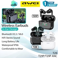 Awei T29P ANC Wireless Earbuds Stereo Sound Awei T29 Sport Headphone Wireless Earphone Awei Bluetoot