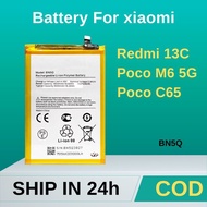 Battery Bateri for Xiaomi Poco C65 Poco M6 5G Redmi 13C BN5Q