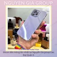 Hoco thin transparent shockproof flexible case for iPhone 16 pro max iP 15 Pro max 14 pro max Nguyen