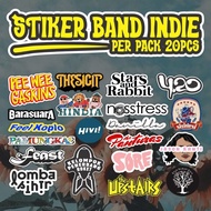 LOKAL 20pcs Indie Pop Rock Local Band Stickers | Helmet Stickers | Laptop STICKERS