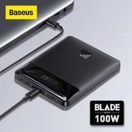 Baseus 100W Power Bank 20000mAh Type C PD Fast Charging Powerbank Portable External Battery Charger for Notebook with 100W Cable