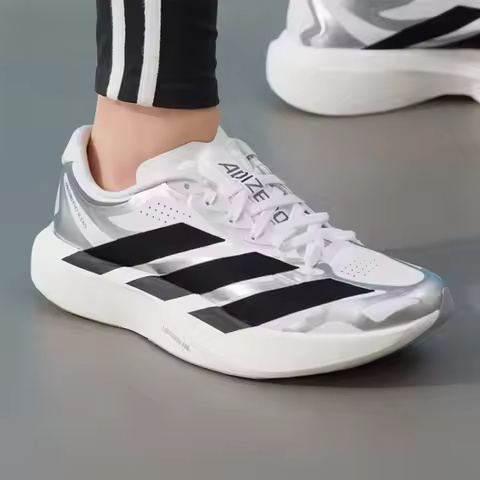 Adidas Adizero Evo SL Metallic Racing Running Shoes Lightstrike Pro Lightweight Marathon Sneakers Me