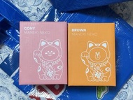 LINE FRIENDS Cony & Brown 招財貓公仔