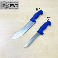 Professional 8" & 6" Pisau Penyembelihan / Pisau Pemotong Tulang - 5Cr15Mov Steel, Tajam & Tahan Lam