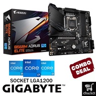 GIGABYTE B560M AORUS ELITE INTEL B560 LGA1200 MOTHERBOARD + INTEL 11TH GEN CPU COMBO PROMO