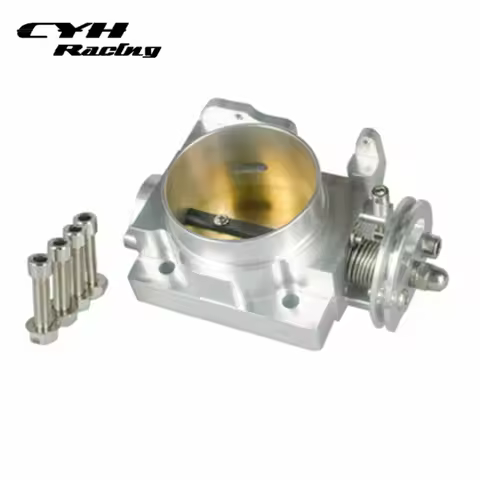 70MM Aluminum Intake Manifold Throttle Body For Subaru Impreza GDA GDB WRX STI Version 7 8 EJ20 EJ25