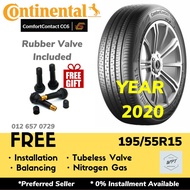 【best-selling】 195/55R15 Continental ComfortContact CC6 (Installation) New Tyre Tire WPT NIPPON Tayar Baru Pasang Kereta