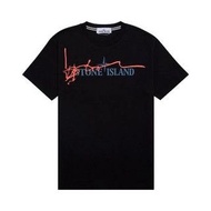 Stone Island 黑色短袖T恤