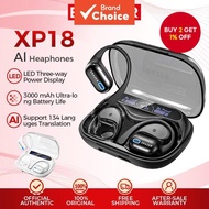 ERAZER XP18 Al Earphones OWS Wireless Bluetooth Headphones With Large Battery Bluetooth 6.0 With LED