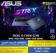 ROG Strix G18 (2024) G814  G814JIR-N6018W [ i9-14900HX / 32GB / 2TB SSD / RTX4070 / 18" QHD+ ]