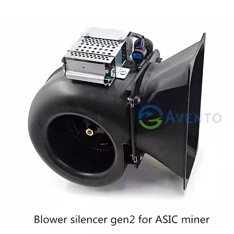 Blower muffer gen2 for ASIC miner，for Antminer, Whatsminer, Iceriver, Avalon, and other miners to re