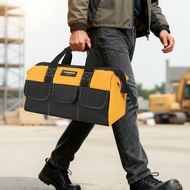 TKIGZNW Heavy Duty 37x21x26cm Oxford Canvas Tool Bag Electrician Hardware 1 Pc