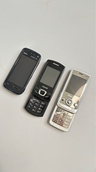 [二手珍藏] Nokia 5800 Xpress Music Samsung Anycall Monte Slide GT E2550 Anycall L708 手提電話 智能電話 舊電話 無線 手機