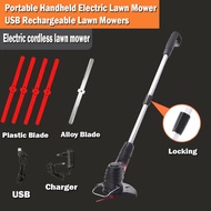Portable Handheld Electric Lawn Mower USB Rechargeable Lawn Mowers