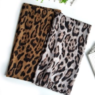 Leopard Printed Voile Cotton Tudung Bawal Shawl Women Scarf
