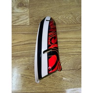 Tanduk Arai Ram 3 Riptide Merah Kanan View Belakang Helmet