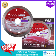 Coolman F88 Continuous Rim Blade 4" 88 Series Cutting Disc