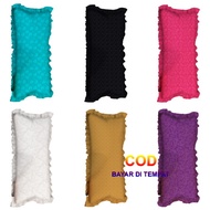 COD Sarung Bantal Cinta 50x100 Jumbo Rumbai Katun Polos Perlengkapan Dekorasi Kamar Tidur Rumah