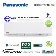 [New Model 2021] Panasonic 2.0hp Inverter Air Conditioner BUILT IN WIFI CS-XPU18XKH/CU-XPU18XKH with nanoe Technology (NANOE-X) R32 Deluxe Inverter Aircond
