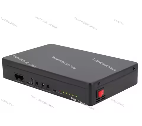 DC UPS 48V Battery Backup, Mini UPS for Camera & Router Power Outage Endurance, Emergency Power Supp