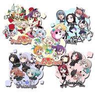 EARLFAMILY 13cm for BanG Dream Roselia Afterglow Hello Happy World Rise A Suilen Car Stickers Anime Vinyl Decals Car Label