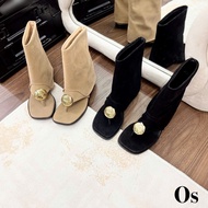 Hot new flip-flop boots, soft leather, very cool mix and match, full box