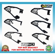 Monorack Top Box Bracket Flat Bar for Motorcycle / Scooters - TUFF Rack