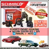 Nissan Sentra B13 / B14 ( MANUAL / AUTO ) SCHMACO ENGINE MOUNTING SET