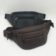 Auris Men's Synthetic Leather Waist Bag 45045