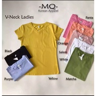 Women's Short V neck T-Shirt