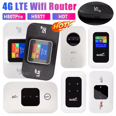 H807Pro H5577 WiFi Router Wireless 150Mbps 4G LTE Wi-Fi Modem Outdoor Plug& Play Mobile Hotspot Wifi