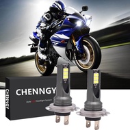 For Yamaha YZF R1 R3 2007-2018 - 2x H7 LED Xenon Bright 6000K White LED Bulbs Headlight Kit