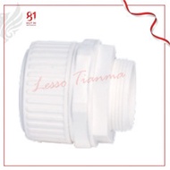 Lesso - Male Adapter Flexible Conduit Pipe 32mm - Corrugated Conduit Connector 20353