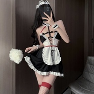 Women Erotic Lingerie Set Sexy Outfit Maid Uniform Baju Cosplay Sexy baju Tidur Perempuan Seksi